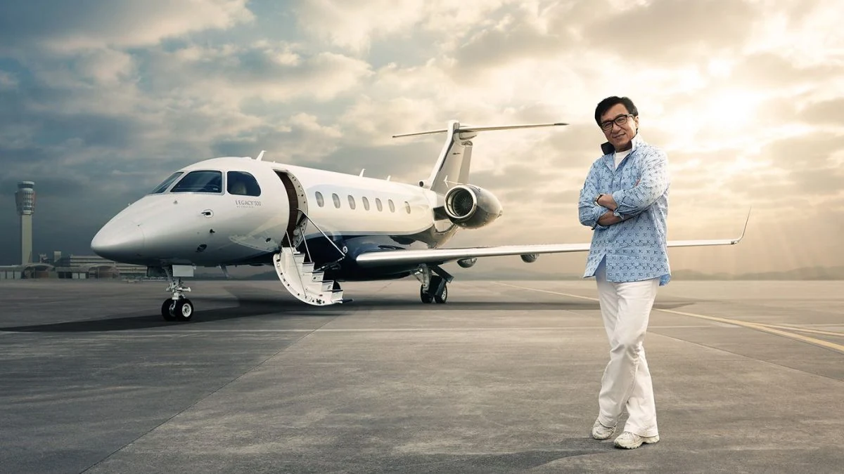 Check Out Jackie Chan’s New Private Jet