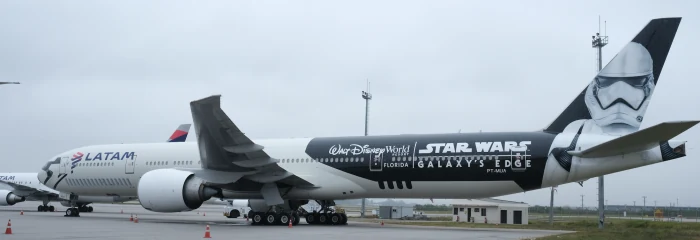 LATAM’s ‘Stormtrooper Plane’ Will Take You Right To The Galaxy’s Edge