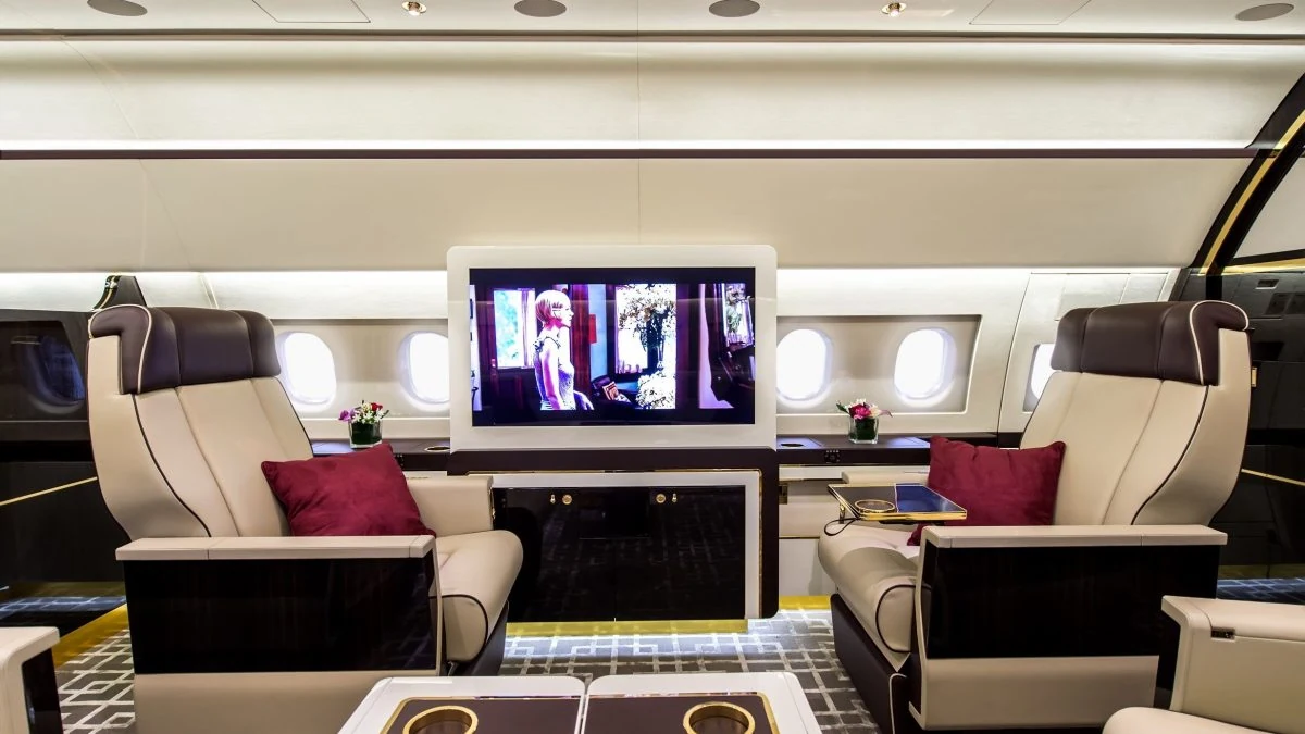 Train on the Inside, Private Jet on the Outside